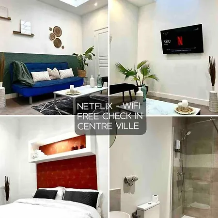 Appartement Ebene - 4 Pers - Netflix & Wifi Tourcoing